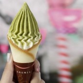 Kem Cremia  - Cây kem tròn vị, sang chảnh nhất Nhật Bản 